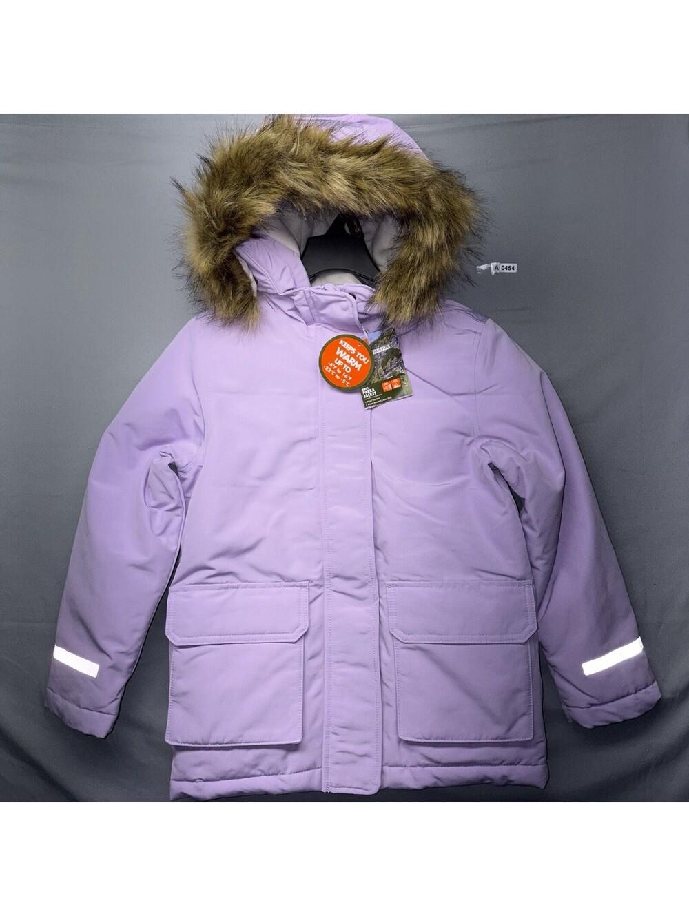 Ozark Trail Parka Jacket Faux Fur Hooded Water Resist Girls Size 6 $69.98 MSRP